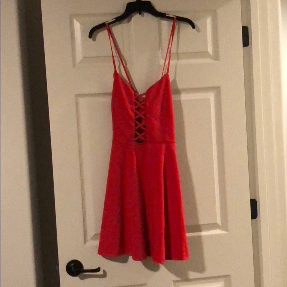 Red dress